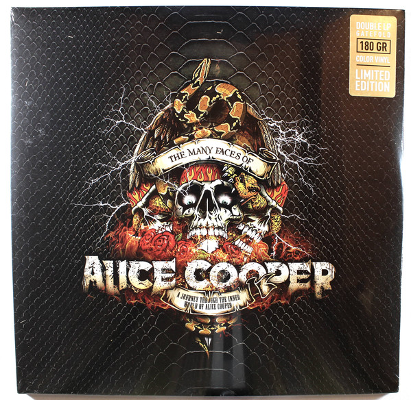ALICE COOPER - THE MANY FACES OF ALICE COOPER - ORANGE VINYL